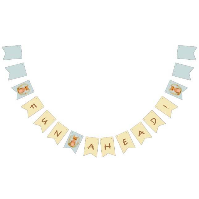 Lil Lily's Festive Blue Bash Bunting (All)