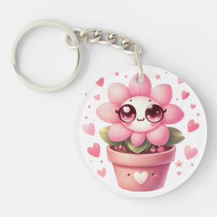 Lil' Love Flower Keychain