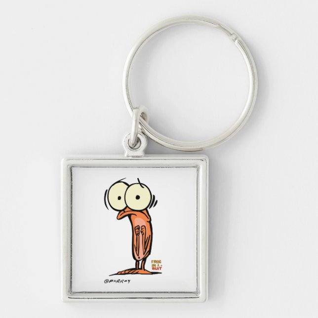 Lil' Maggot Square Keychain (Front)