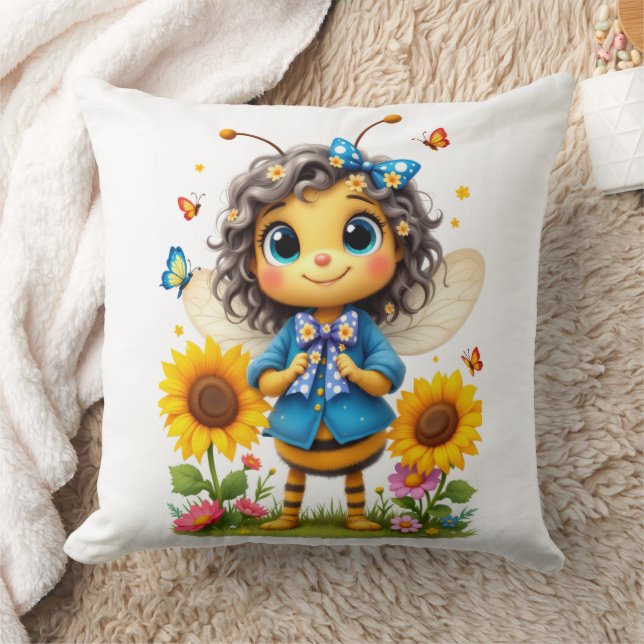 Lil miss bee cushion (Blanket)