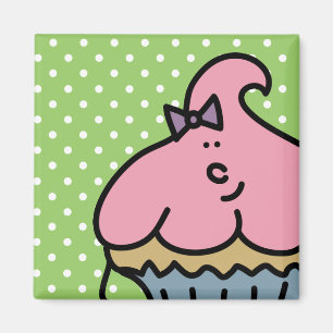Lil' Miss Cuppy Cake Magnet