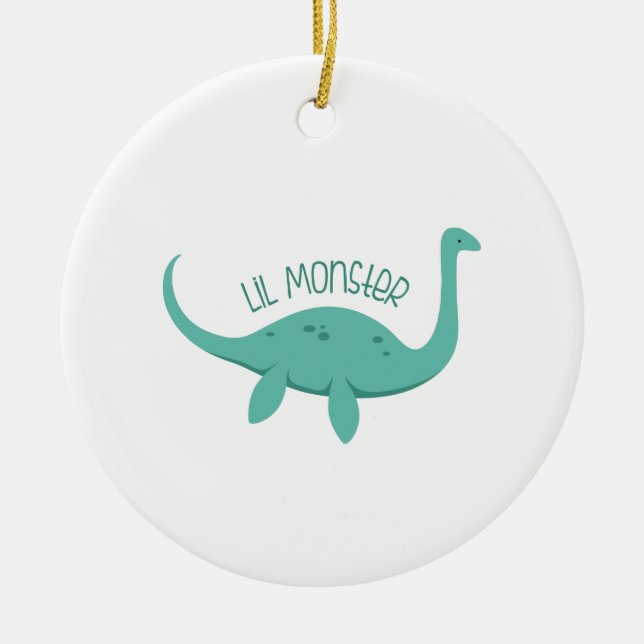 Lil Monster Ceramic Tree Decoration (Front)