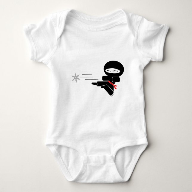 Lil' Ninja Baby Bodysuit (Front)