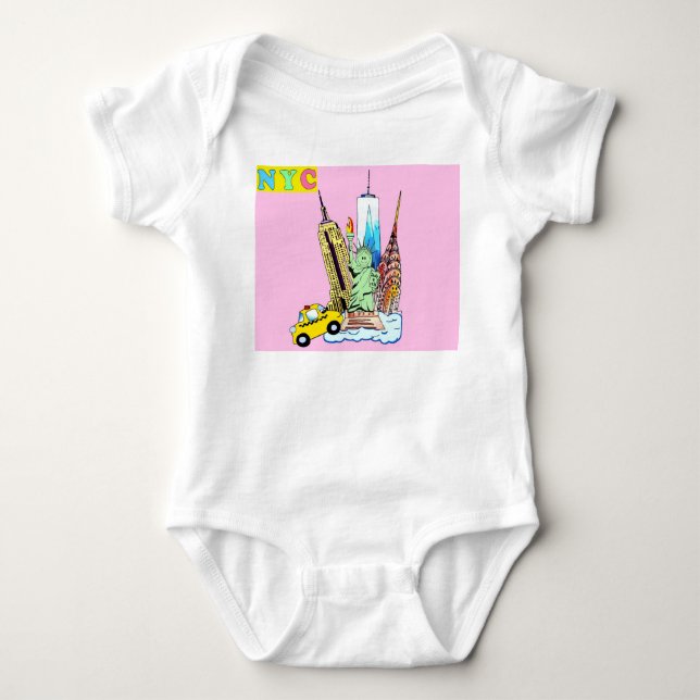 Lil' NYC Romper Baby Bodysuit (Front)