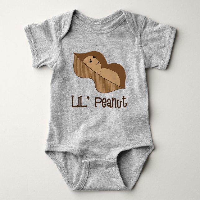Lil Peanut Baby Bodysuit (Front)
