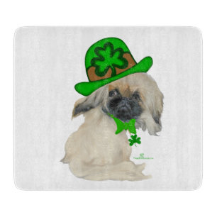 Lil Peke St Paddy Cutting Board