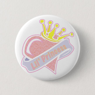 Lil Princess 6 Cm Round Badge