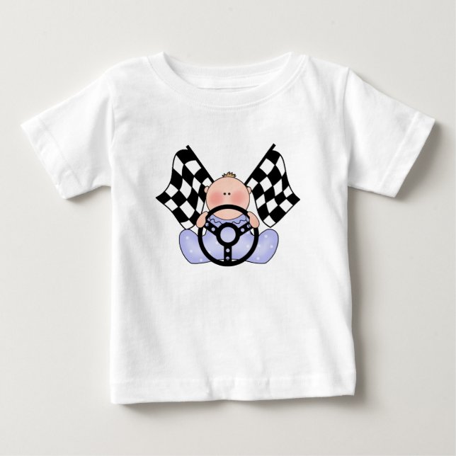 Lil Race Winner Baby Boy T-Shirt (Front)