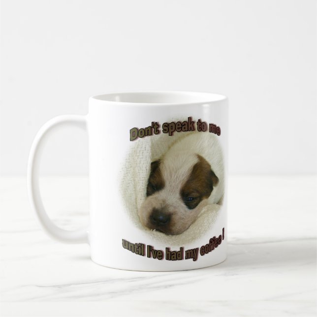 Lil Red after my coffee Mug (Left)