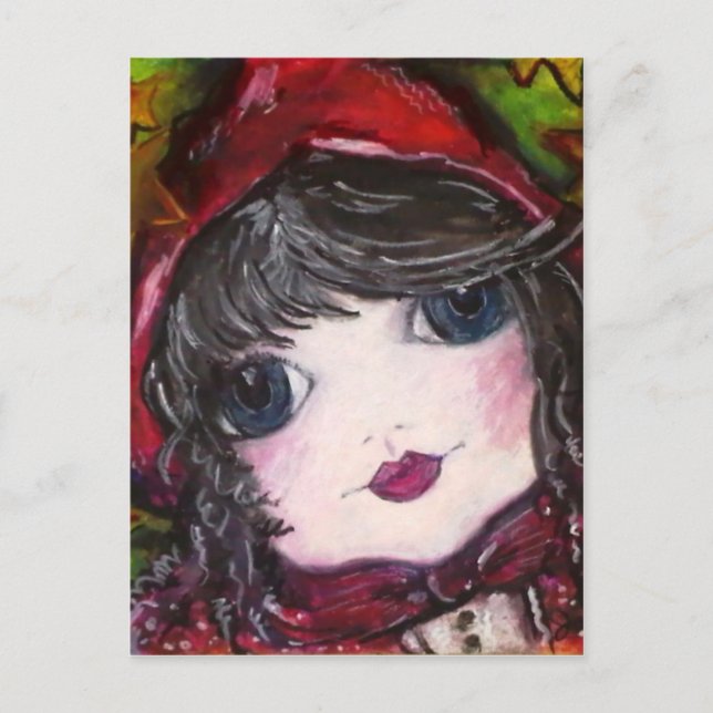 Lil' Red Riding Hood Postcard (Front)
