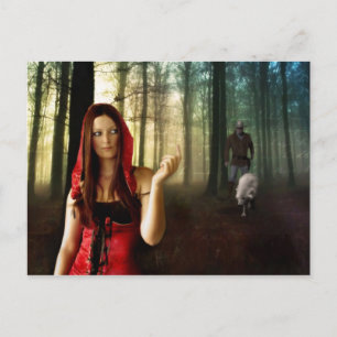 Lil Red Riding Hood - Postcard