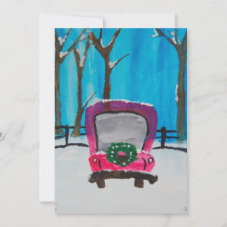 Lil' Red Truck Holiday Card