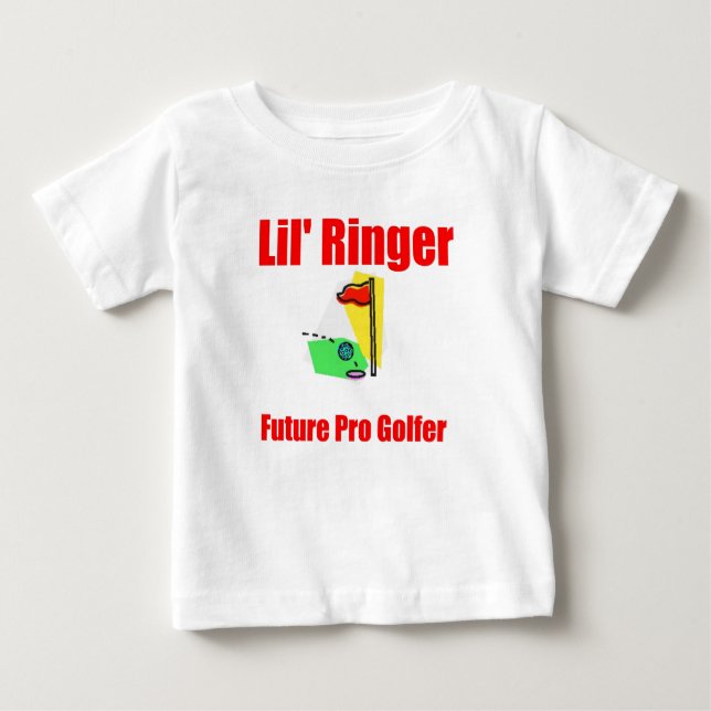 Lil' Ringer Golf Baby T-Shirt (Front)