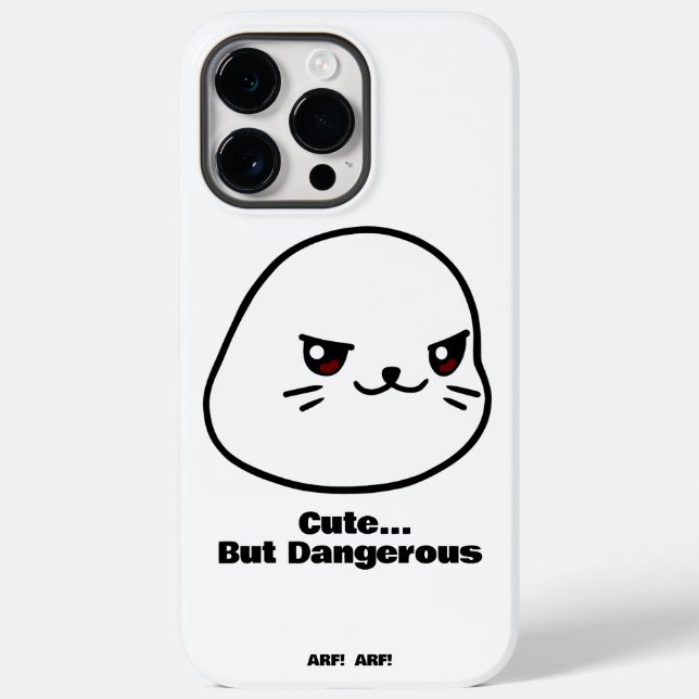 Lil Sappys "Cute...But Dangerous" IPhone Case (Back)