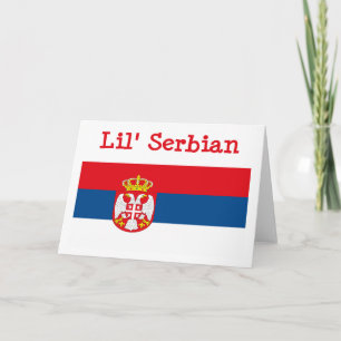Lil' Serbian Greeting Card