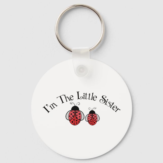 Lil Sis Ladybug Key Ring (Front)