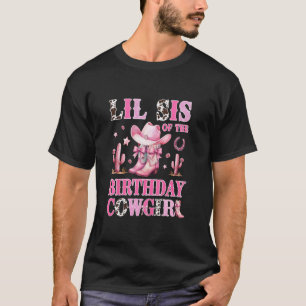 Lil Sis Of The Birthday Cowgirl Rodeo Party B day T-Shirt