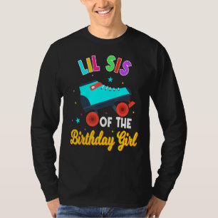 Lil Sis Of The Birthday Girl Roller Skates Skating T-Shirt