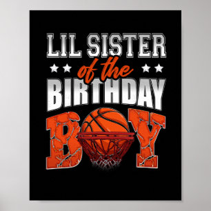 Lil Sister Of The Birthday Boy Sketll Family Ller  Poster