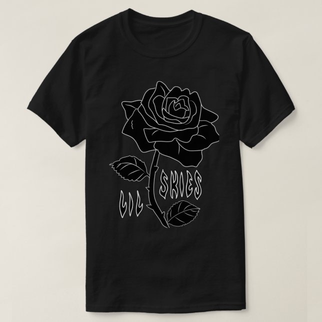lil skies dark rose Essential T-Shirt (Design Front)
