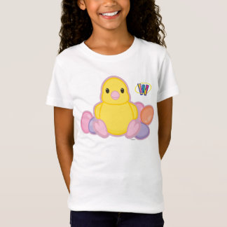 Lil Spring Chick Pattern T-Shirt