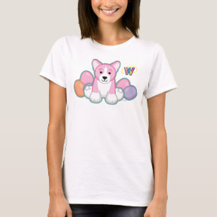 Lil Spring Corgi Pattern T-Shirt