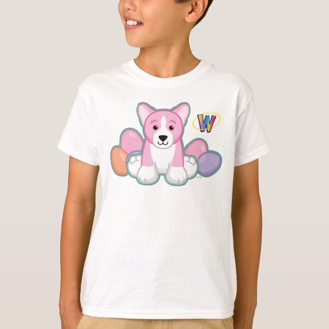 Lil Spring Corgi Pattern T-Shirt (Front)