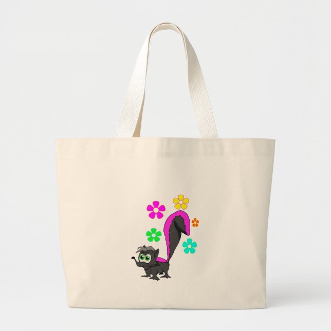 Lil Stinker Large Tote Bag (Front)