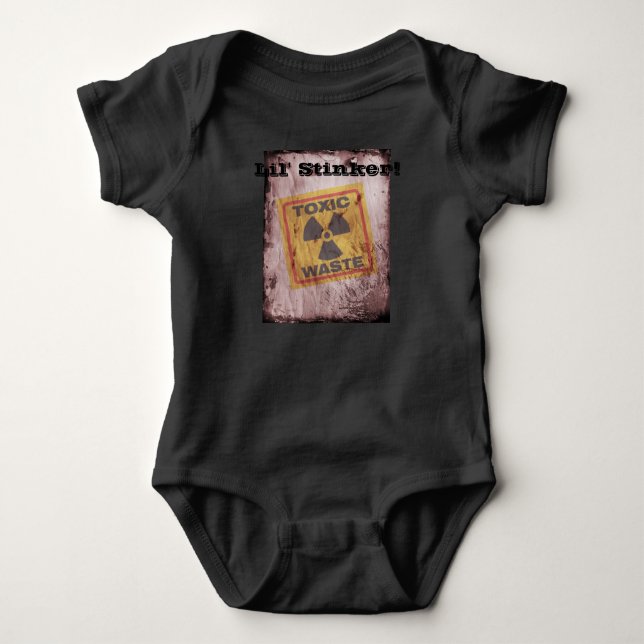 Lil' Stinker Nuclear Waste Baby Bodysuit! Bodysuit (Front)