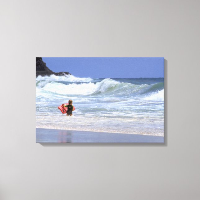 LI'L SURFER DUDE 16x24 Canvas Print (Front)