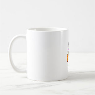 Lil Vampire with Pumpkin Candy Coffee Mug