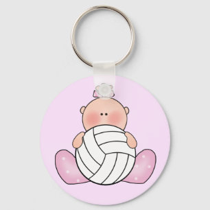 Lil Volleyball Girl Key Ring