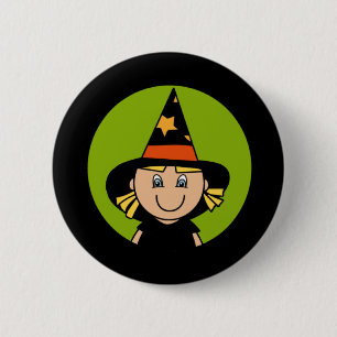 Lil' Witch 6 Cm Round Badge