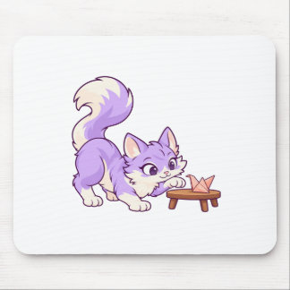 Lila Paper Bird Mousepad