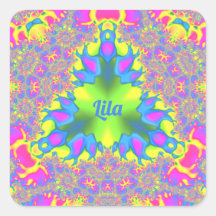 LILA ~ Shades Yellow, Green, Pink, Blue ~