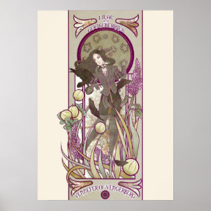 Lilac and Gooseberries Poster