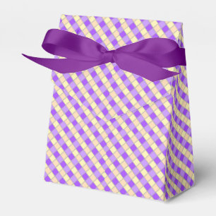 Lilac and Peach Favour Box
