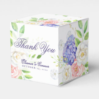 Lilac and Peony Sophisticated Wedding Favour Box