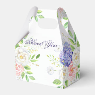 Lilac and Peony Sophisticated Wedding Favour Box