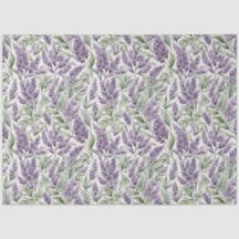 Lilac and Sage Floral Decoupage 