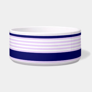 Lilac and white stripes pattern with navy blue