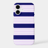 Lilac and white stripes pattern with navy blue