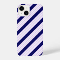 Lilac and white stripes pattern with navy blue
