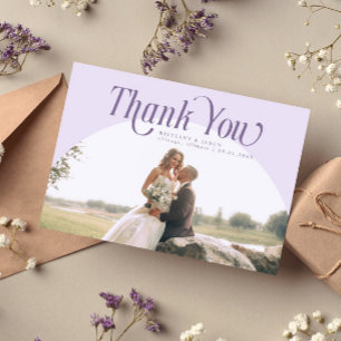Lilac Arch Wedding Thank you