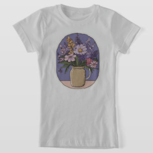  Lilac Bloom Jar T-Shirt