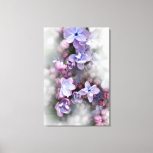 Lilac blooming canvas print