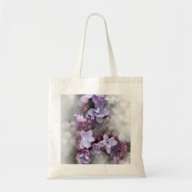 Lilac blooming tote bag (Front)