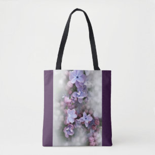 Lilac blooming tote bag