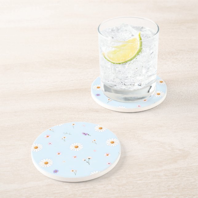 Lilac Bloomlets  Coaster (Side)