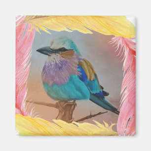 Lilac Breasted Roller Magnet